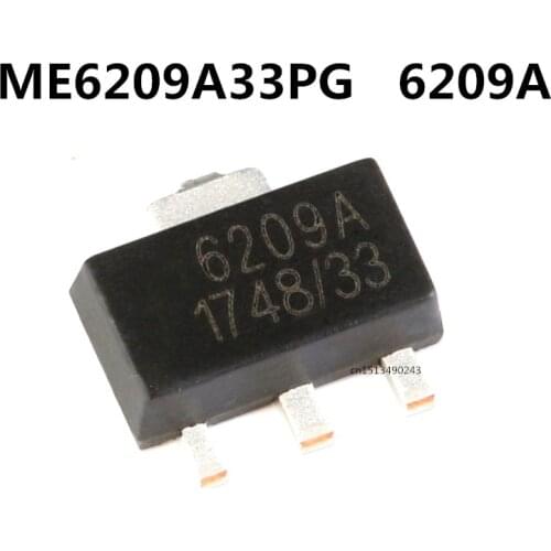 Original 20pcs/ ME6209A33PG ME6209A-33 6209A SOT89