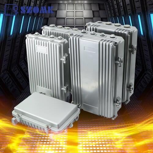 Szomk Outdoor Waterproof Amplifier Base Station Wireless Ap Junction Box Die-cast Aluminum Anti-corrosion Anti-freeze