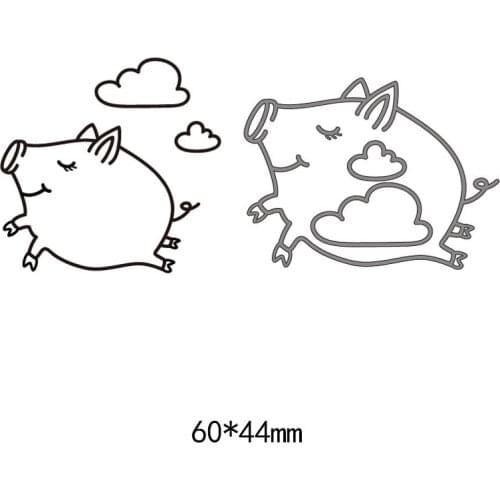 Cutting Dies new cartoon pigs Stencil Metal Cut Practice Hands-on DIY Scrapbooking Album Craft dies photo album