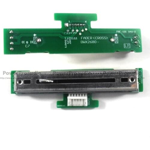 2pcs Cross Fader DWX 2680 WITH circuit board pcb Assembly DWX2680 For Pioneer DJM 700