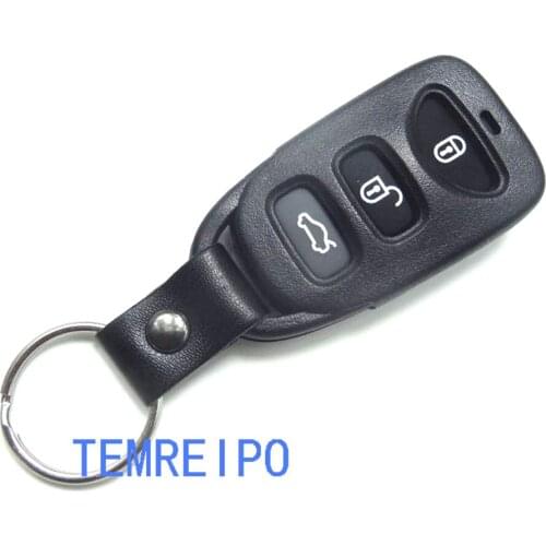 10pcs/lot 3 button Replacement car key cover for H-yundai elantra remote key case car key shell for kia fob selling
