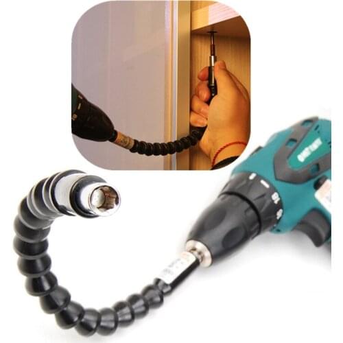 295mm Electronics Drill Black Flexible Shaft Bits Extention Screwdriver Bit Holder Long Connect Link Red blue orange