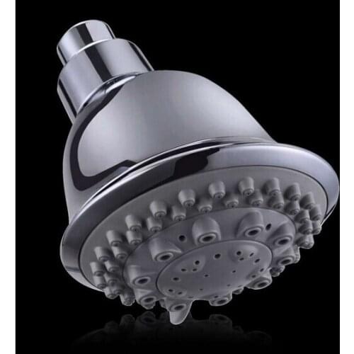 European Quality Powerful Top ABS TPR Chrome Plated Shower Head Top Spray Shower 7 Function bathroom accessory