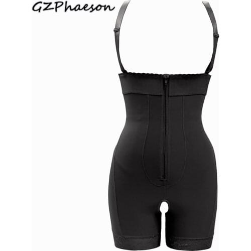 Body Shaper Backless Seamless Shapewear Push Up Slimming Underwear Postpartum Recovery Girdle With Zipper Waist Trainer Bodysuit