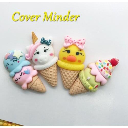 Diamond Painting Tools Cartoon Ice Cream Cover Minder Magnet for DIY 5D Painting with Diamonds Accessories