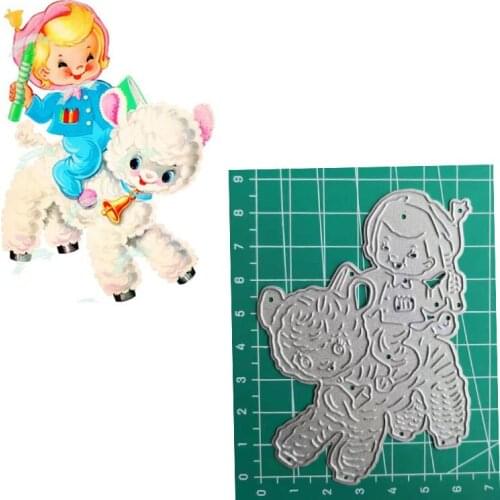 Happy Child Bambi Metal Cutting Dies Christmas 2019 Scrapbooking Dies Metal Nouveau Arrivage