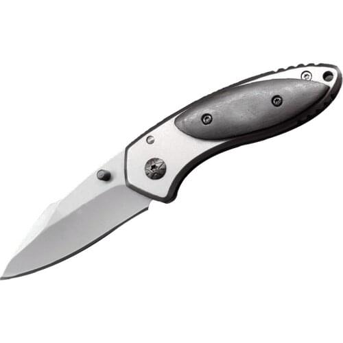 Mini Multifunctional Folding Wooden Handle Titanium-plated Grey Craft Knife Retro Outdoor Knife Fruit Knife kitchen items