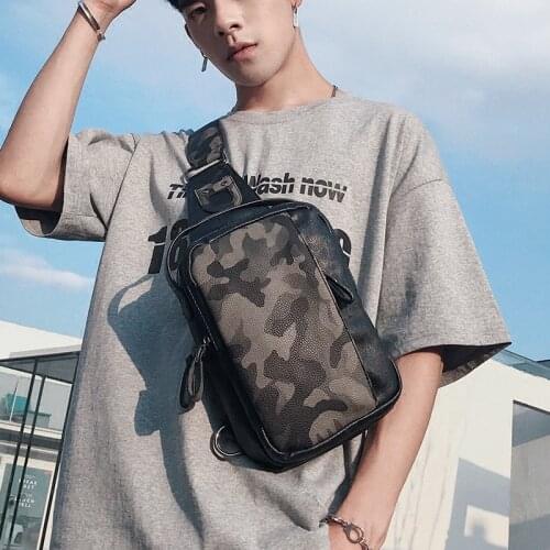 2021 Fashion Men Fanny Pack camouflage waist bag Male fanny shoulder chest bag high quality Free Shipping