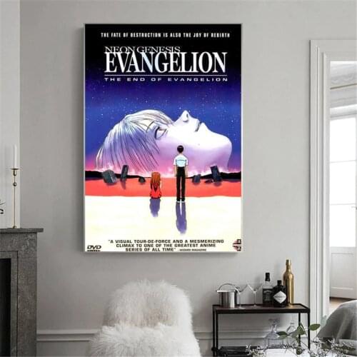 Animated Character Poster HD Print Evangelion Canvas Painting Wall Art Picture for Living Room Child Bedroom Home Decoration