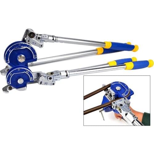 SJ Manual Pipe Bender Tube Bending Tool Air-conditioner Copper Aluminium 12 16 19 22mm