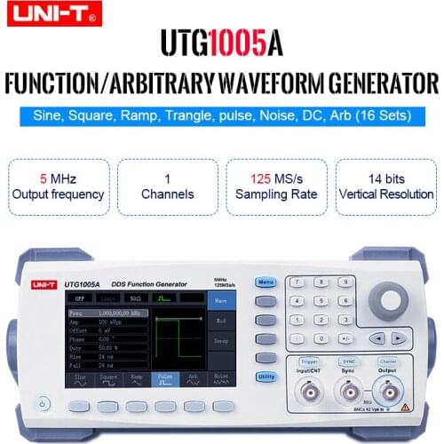 UNI-T UTG1005A Signal Generators function/arbitrary waveform generator/single channel/5MHz channel bandwidth/125MS/s with USB