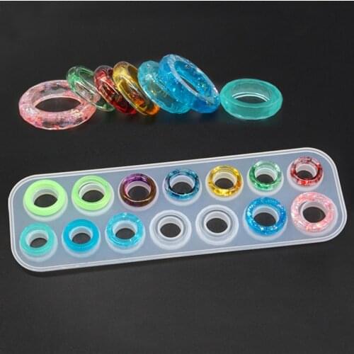 Mirror Ring Epoxy Mould Decoration Epoxy Mould, Jewelry Accessories Craft Mould