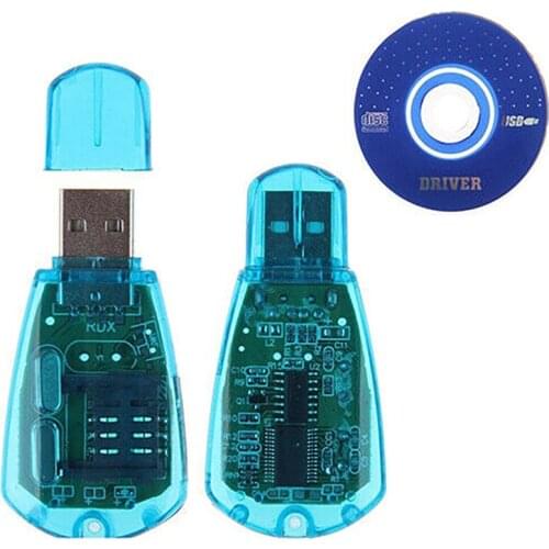 1* USB SIM Card Reader Desktop or Laptop Data Transfers Card Protector Cell Phone SMS Copy/Cloner/Writer/Backup+ CD Driver