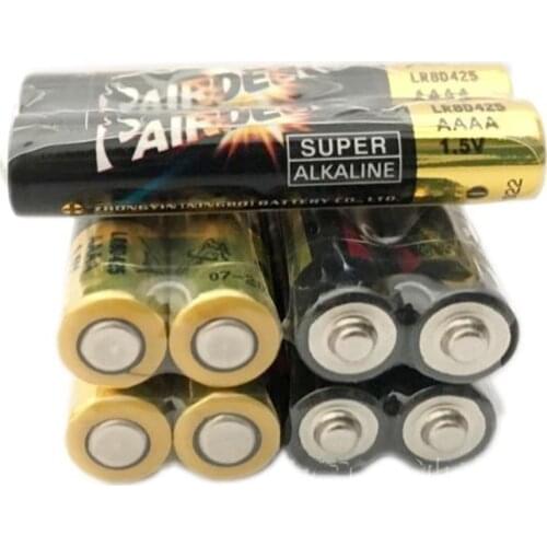 10PCS/LOT 1.5V Battery AAAA LR61 Ultra Digital Alkaline Battery E96 4A Primary Dry Battery Batteries for bluetooth speaker