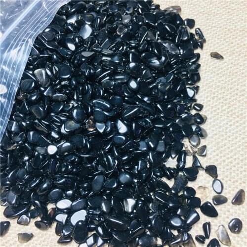 100g tumbling gem obsidian stone natural quartz mineral is used to heal chakras