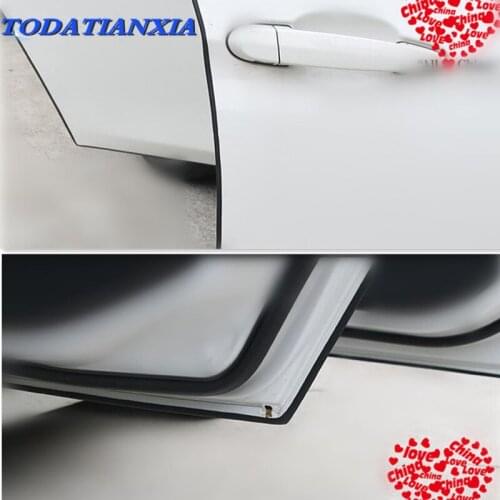 10M/lot Car Stickers Trim Door Edge Scratch Protector Covers Strip For citroen c4 audi a3 bmw e36 e60 peugeot 307 kia sportage
