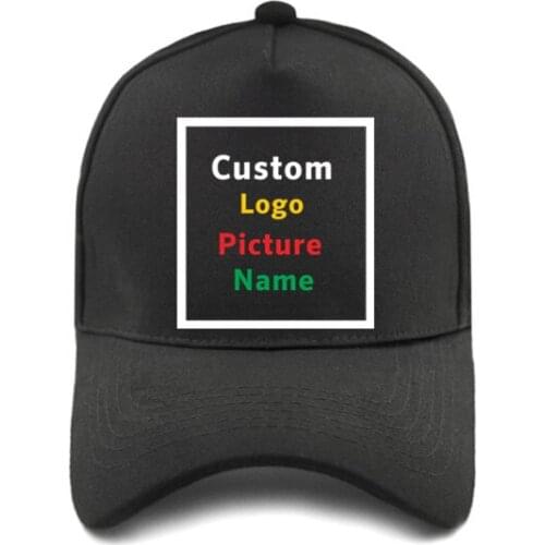Custom Hat Baseball Cap Add Your Design Print Logo Text Photo Fashion Customize Caps Unisex Cotton Hat