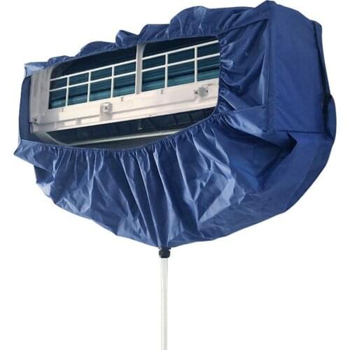 Hot!Air Conditioning Cover Washing Wall Mounted Air Conditioner Cleaning Protective Dust Cover Clean Tool Tightening Belt for 2P