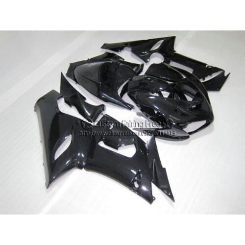 Injection molding ABS fairing kit fit for Kawasaki ZX-6R 2005 2006 motorcycle fairings ninja zx6r 05 06 all black set ZA20