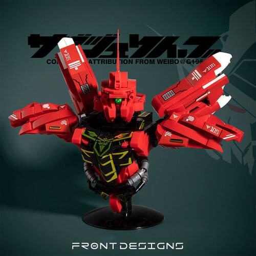 9 style Creator IDEAS Gundam Mecha Bust UC Bricks Set Robot Models Unicorn SAZABI Sinanju Building Blocks Children Toys Gifts