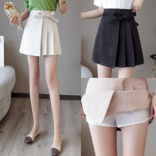 Summer women clothing Chic mini students skirts ins style anti-exposed women skirts one-step korean summer easy match slim skirt