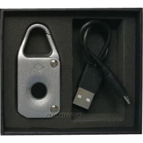 Small smart fingerprint security electronic backpack luggage cabinet door lock padlock