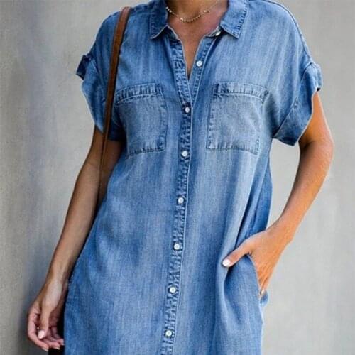 MKVO Fashion Denim Dresses