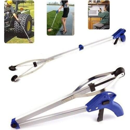 Anti-Slip Handle Muti-Purpose Folding Aluminum Alloy Grabber Pick Up Tool Reacher Extend Easy Reaching Trash Stick Cleaning Tool