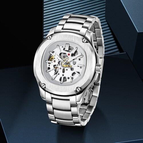 2020 New PAGANI DESIGN Luxury Mens Mechanical Wrist Watch Skeleton Automatic Watch For Men Waterproof Clock Relogio Masculino