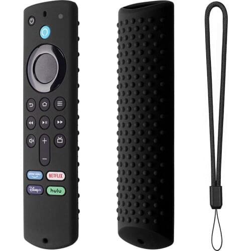 2021 New For Amazon Fire TV Stick Voice Remote Control Covers Anti Slip Protective Case Silicone Shockproof Case Cover