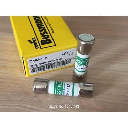 2Pcs BUSS fuses DMM-B-11A DMM-11A 10x38mm 1000V 11A DMM with fuse for fluke multimeter F87V/F175/F177/F179/F287/F289
