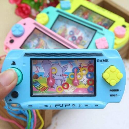 Cultivate childrens thinking ability, hand-held water ring puzzle game machine, parent-child interactive game funny gift toy