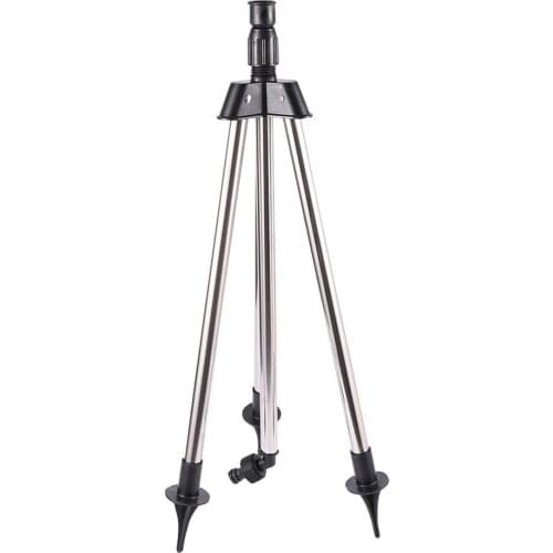 1/2" Female thread Watering System Stainless Steel Tripod Impact SprinklerKit For Farmland Plant Flower Irrigation 1 Pc