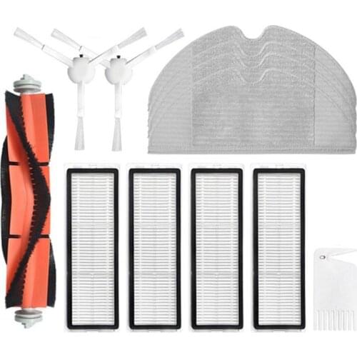 Hepa Filter+Main Side Brush+Mop Cloth Replacement Kits for Xiaomi Mijia 1C/STYTJ01ZHM Robotic Vacuum Cleaner Accessories