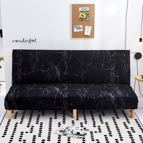 Universal Armless Sofa Bed Cover Folding Modern seat slipcovers stretch covers cheap Couch Protector Elastic Futon Spandex Cover