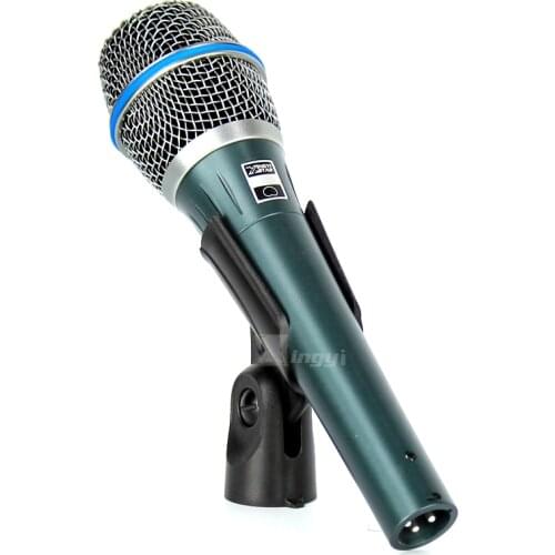 BETA 87A Vocal Wired Mic Dynamic Karaoke Microphone Professional Studio Computer Singing BETA 87 Audio Mixer Bar Club KTV Party