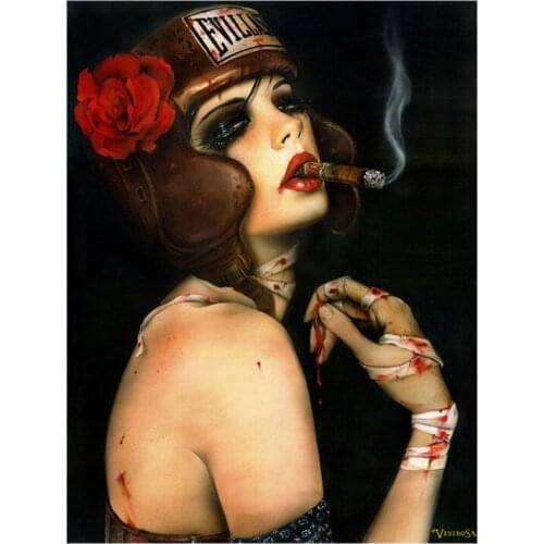 High quality Oil painting Canvas Reproductions Last Round by Brian M.Viveros Painting hand painted