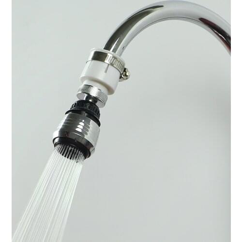 ZhangJi 360 Degree Kitchen Faucet Aerator 2 Modes adjustable Water Filter Diffuser Water Saving Nozzle Faucet Connector Shower