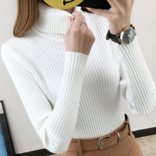 2020 The wind in autumn and winter womens Harajuku turtleneck sweater set new head short sleeved shirt Korean thickening