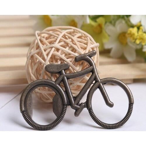 100pcs/lot Retro Bike Beer Bottle Opener Cute key rings Bicycle Opener For Wedding Anniversary Party Gift Favors