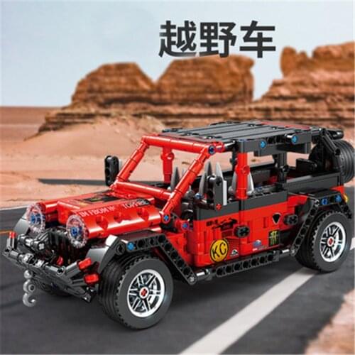 664pcs Kaizhi KY1032 Mechanical Engineer Off-road Vehicle Boy Assembled Model Building Block Toy Gifts