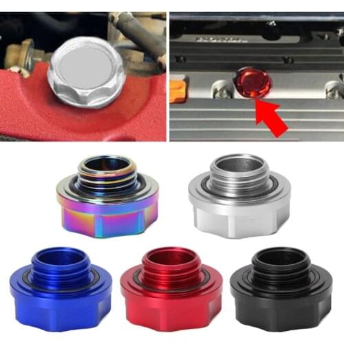 Aluminum Automobile Vehicle Oil Cap Fuel Tank Oil Cover Engine Oil Filler Cap