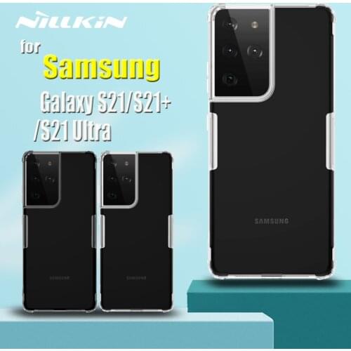Nillkin Case for Samsung S21 Ultra 5G Cases 0.6mm Ultra Thin Slim Soft Silicon TPU Clear Phone Back Cover for Galaxy S21 Plus