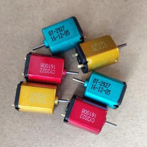 Brand new FK-030 12*15*18.5mm 030 DC motor DC2.4V 3.2V 3.7V high speed carbon brush motor for RC car, toy motor