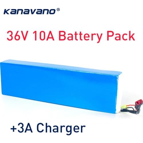 36V 10S4P 10Ah bike electric car battery scooter lithium battery 500W high-capacity 18650 lithium battery +42V 3A Charger