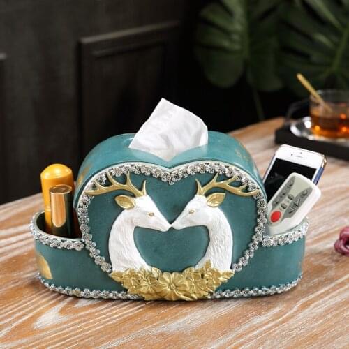 EUROPEAN RESIN SWAN TISSUE BOX DECORATION ART HOME LIVINGROOM DRAWER ORNAMENTS OFFICE COFFEE TABLE STORAGE BOX FIGURINES CRAFTS