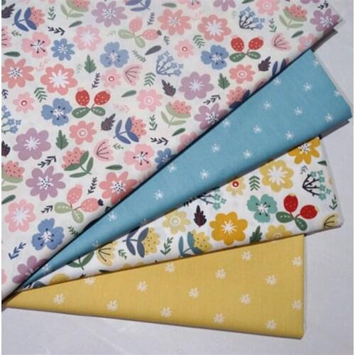 Cotton Dress Fabric Printed Cotton bed sheet fabric for DIY Sewing upholstery cotton fabric