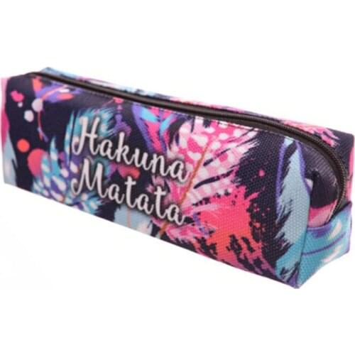 Flower Print Makeup Cosmetic Bag Pouch Travel Organizer Cosmetic Cases Coin Bag Pencil Bag Cosmetic Bags