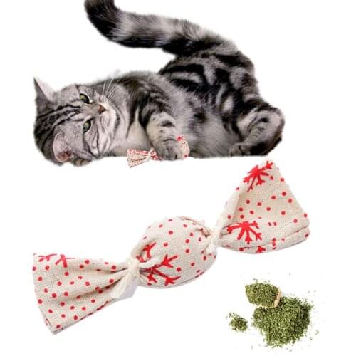 Legendog 6pcs Funny Cat Catnip Toys Teeth Grinding Bite Cat Toy Interactive Candy Shape Pet Kitten Chewing Toy Cat Supplies