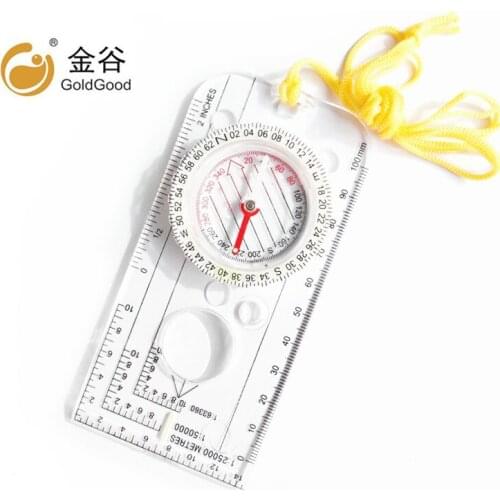 Professional map scale compass drawing ruler